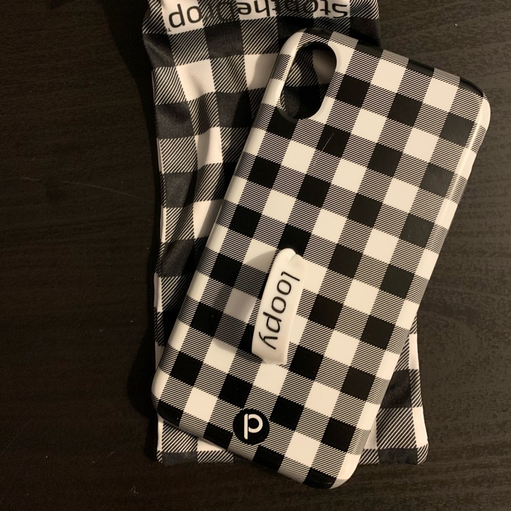 iPhone XR Loopy Case. Plaid MATTED edition